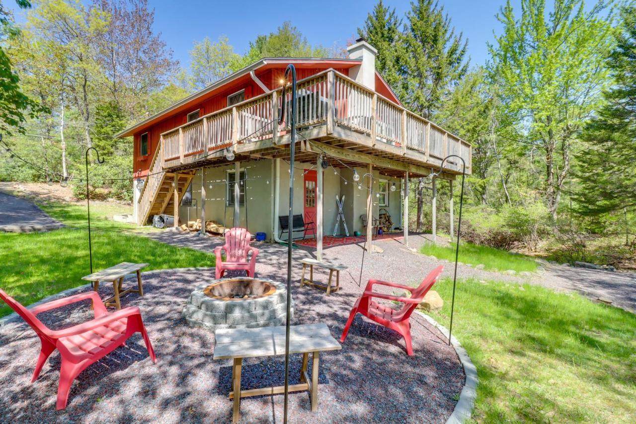 Long Pond Lakefront Poconos Vacation Rental With Swim Dock! מראה חיצוני תמונה